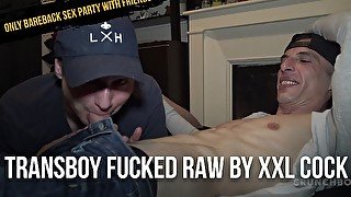 transboy fucked raw by XXL COCOK