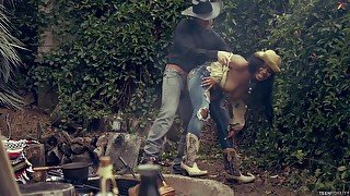 Jenna J Foxx And Jenna Foxx In Gives Head And Gets Fucked Through The Hole In Her Jeans