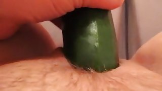 I love to fuck myself with cucumber when I am home alone