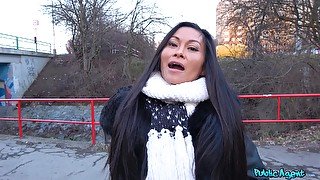 Suzie Q. is picked up and fucked on the streets of Prague