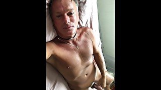 UltimateSlut Christophe HORNY MASTURBATES ON THE BED