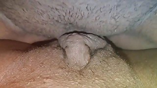 Lesbian sex in closeup view