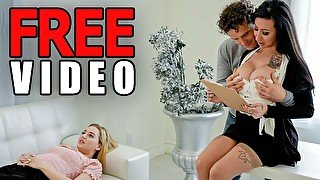 FreeUse Fantasy - Lucky Stud Gets To Fulfill His Fantasy Of Fucking Two Hot Women At The Same Time