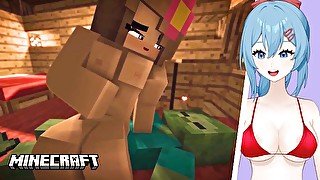 Vtuber Porn React! JENNY'S ODD ADVENTURE - Minecraft