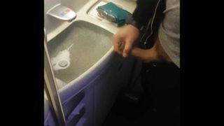 Airplane masturbate