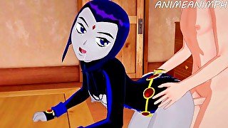 TEEN TITANS RAVEN ANIME HENTAI 3D UNCENSORED