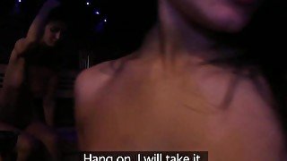 Girlfriends Lesbians nice tits hot tub fun sextape