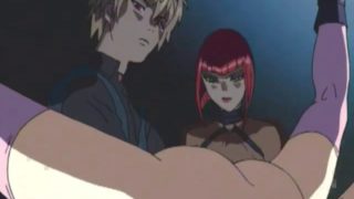 Adminbondage fun with a busty babe in a hentai clip