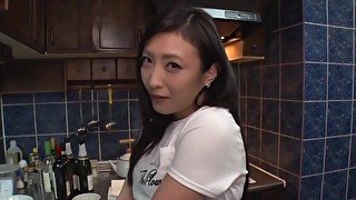 Closeup amateur POV video of a small tits Japanese girl having sex