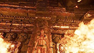 Shadow of the Tomb Raider Sexy Gameplay Самый мокрый и потный tomb raider в мире Sexy Big Ass Lara 6