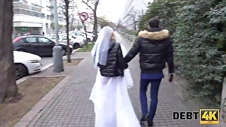 Collector bonks another's man's bride before him