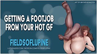 [F4M] Getting a Footjob from your Hot GF! - EROTIC AUDIO