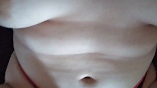 Fat guy fuck chubby girl with no condom in pussy