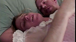 Blonde fucked hard on the bed