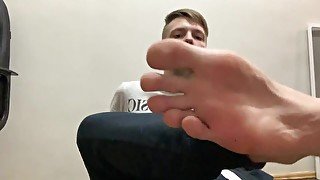 Foot teasing and my face