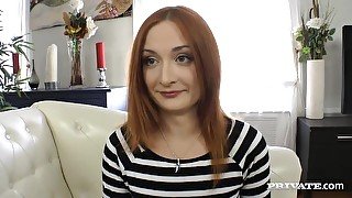 Eva Berger - Cute Porn Hopeful Eva Has A Hardcore Interracial Casting Interview