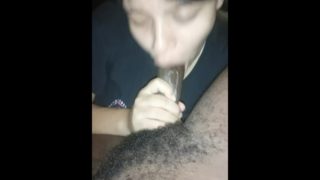 Latina eating BBC