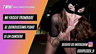 STELLA VEGAS si fa trombare al quindicesimo piano di un cantiere - DIALOGHI ITA