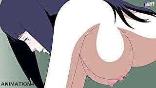 Naruto Hinata anime cartoon hentai sex fuck kunoichi trainer doggy creampie cum milf mom pussy teen