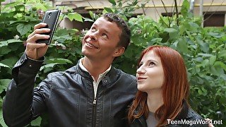 Highly emotional redhead Emily Red is happy to be fucked by stud