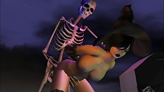 Witches Ball 2 - The After Party - Xxx Skeleton Sex