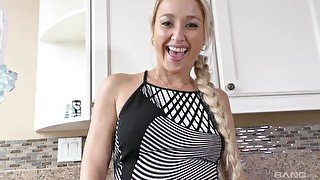 Blonde wife Misha Mynx takes a fat dick in her juicy fuck hole