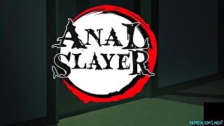 Anal Slayer anime first sex hentai