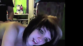 very cute teen emo girl fucks on webcam twinkleage18 HD