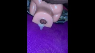 Virgin cock cumming after edging (sexy moaning orgasm)