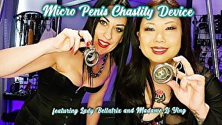 The Cock Whisperer: Micro Penis Chastity Device with Lady Bellatrix and Madame Li Ying teaser