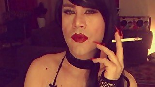 Smoking Fetish T-girl