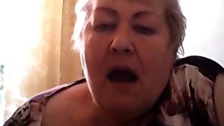 Russian granny skype tonge play