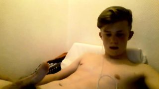 Danish Boy 18yo&HairyCock-Ass+Masturbation+Cum=Bed=Bathroom