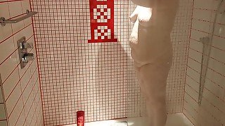 my wife in the shower