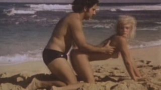 Ginger Lynn fucked on a beach by Ron Jeremy