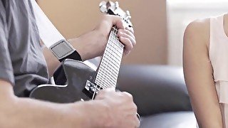 OLD4K Attractive sexpot enjoys fantastic sex with mature guitarist