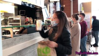 McDonald's Girl Sucked Dick and Got Fucked Hard