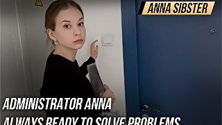 Administrator Anna is always ready to solve problems