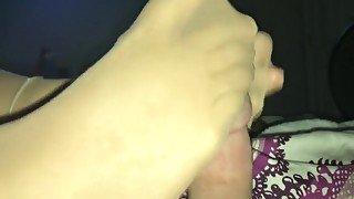 My Ex Wifes Pantyhose Footjob