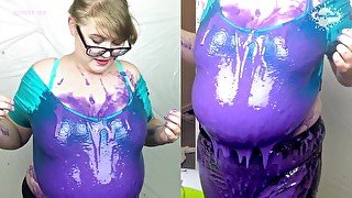 Destroying my top by filling it up with SLIME! FULL