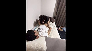 【個人撮影】色々な体位でイキまくるOL女子【縦動画】