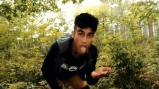 Twink has pulsating cumshot, play with cum in mouth and swallows own cum