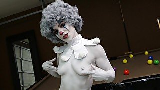 Naked body clown