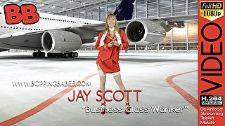 Jay Scott - Business Class Wanker - BoppingBabes