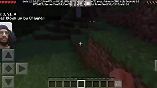 Minecraft Gameplay #1 / Surviving the night // WITH FACECAM