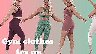 Gym clothes try on haul