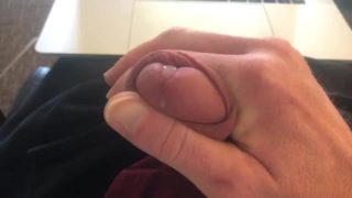 Stroking Cock Until Precum