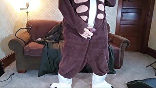 masturbating ape cum pajamas