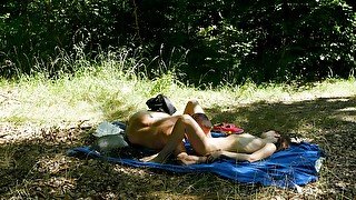 Czech girl Nela - Awesome outdoor fucking with footjob