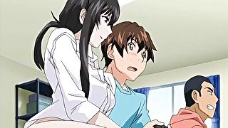 dark hair step sister hentai